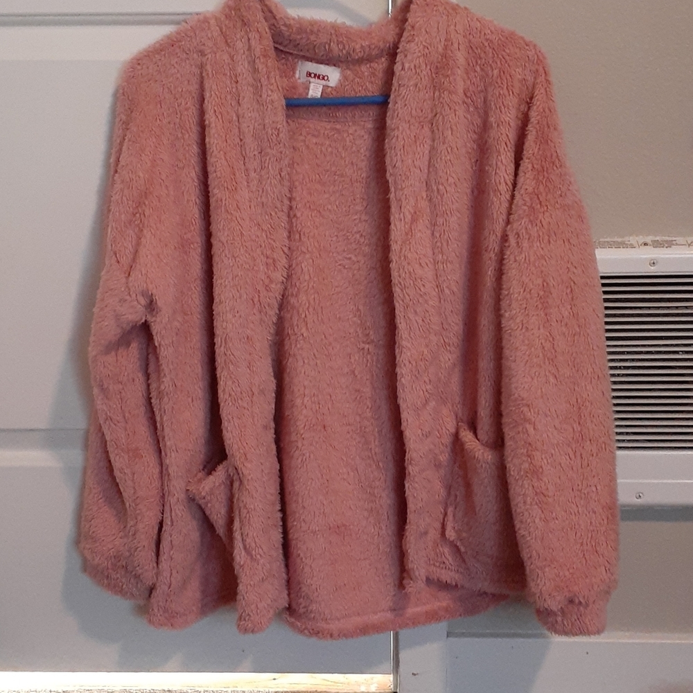 Light Pink Fluffy Sweater/Cardigan